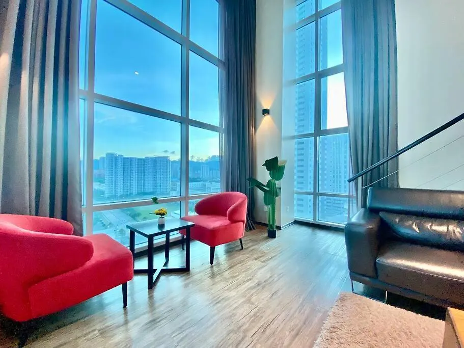 Maritime Suite - 2Min Drive To Georgetown 18Min From Airport Seaview Luxury 2Br 2 Bathrooms Suites Jelutong Apartment