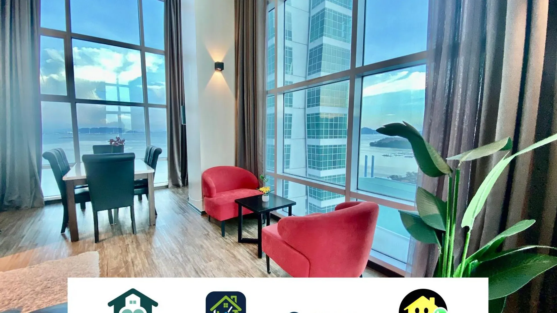 Maritime Suite - 2Min Drive To Georgetown 18Min From Airport Seaview Luxury 2Br 2 Bathrooms Suites Jelutong